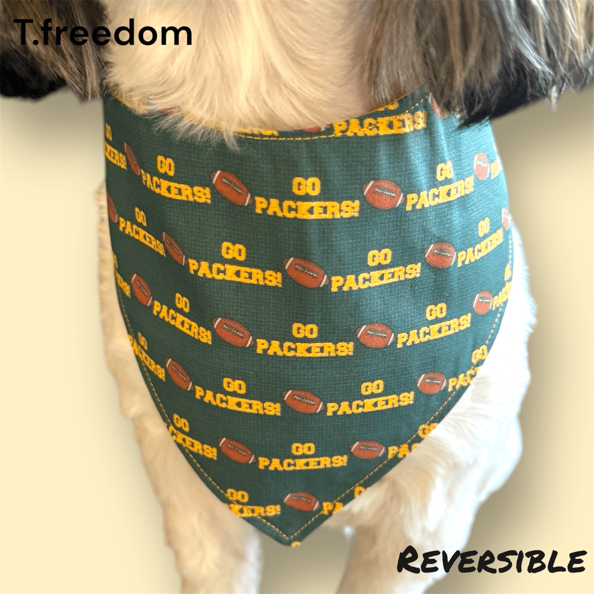Paws For The Packers Dog Bandana